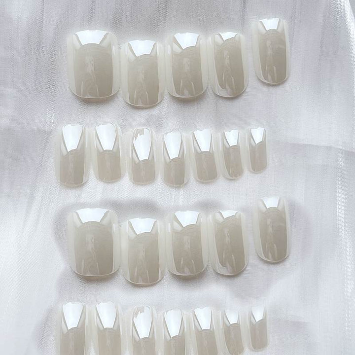 Premium Glossy Press-On Nail Art Set Bowlift