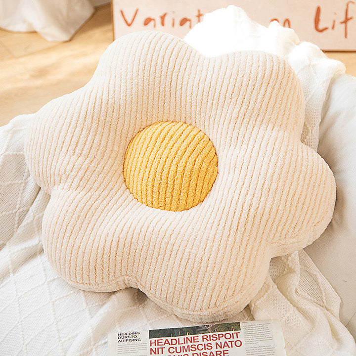 Flower-shaped cuddly pillow Bowlift