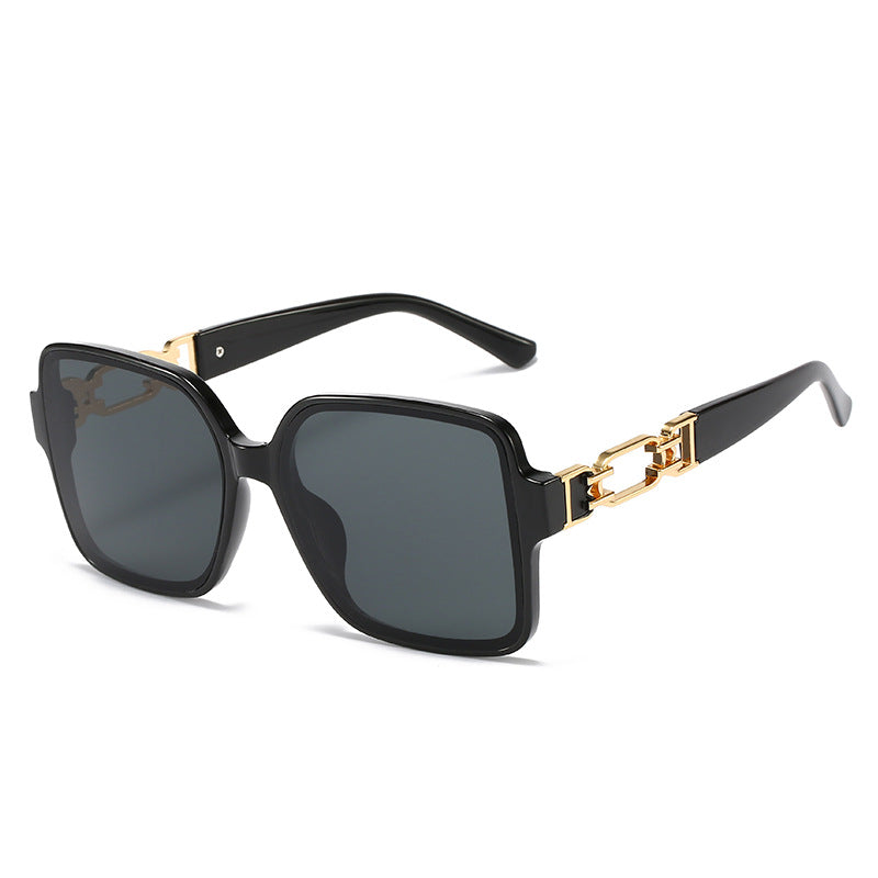 Ladies stylish square sunglasses with luxurious hinge design Bowlift