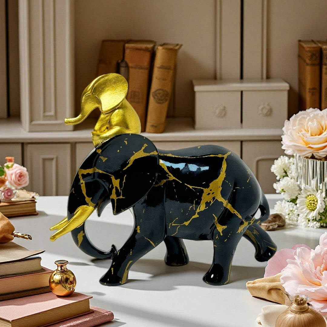 Decorative Elephant Figurine Bowlift