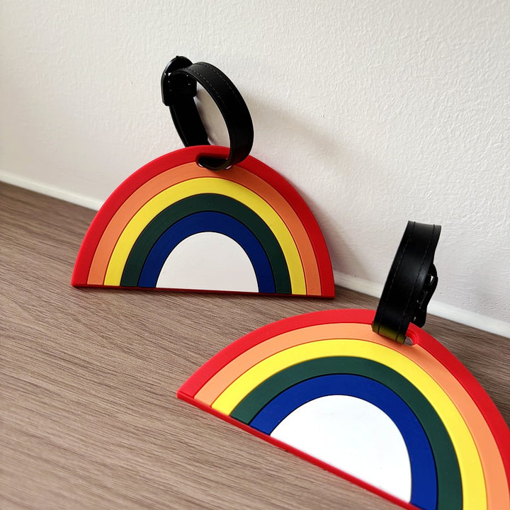 Silicone Rainbow Luggage Tag Bowlift