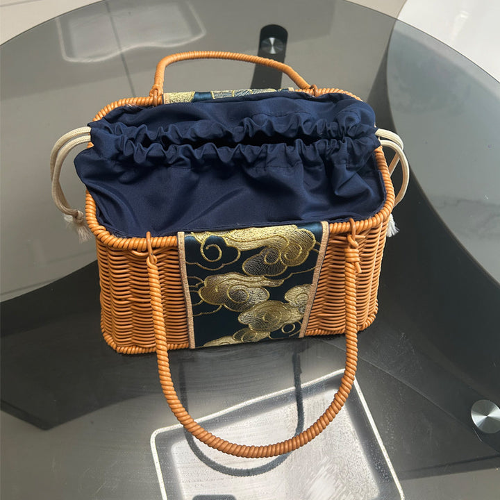 Women Handcrafted Basket Bag Bowlift