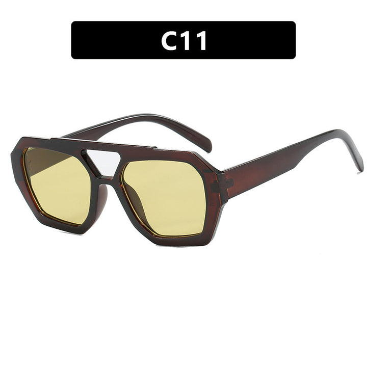 Women's oversized sunglasses in striking, octagonal design Bowlift