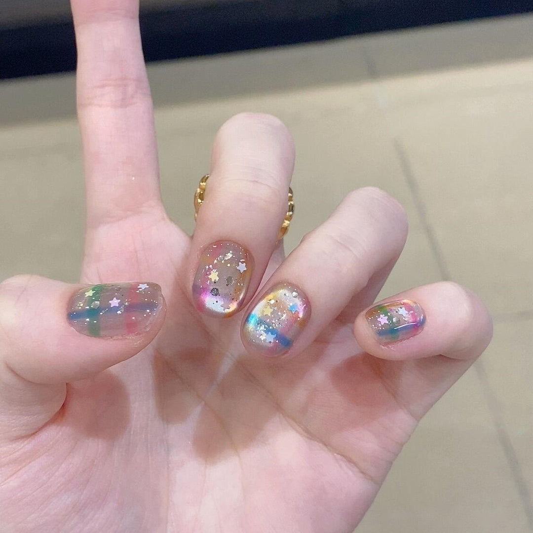Glamorous artificial nails with multifunctional design Bowlift