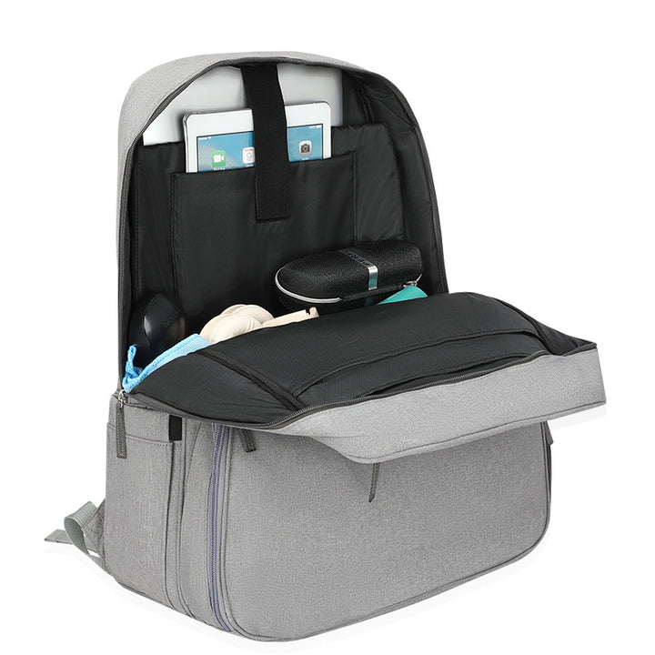 Multi-Compartment Fitness Backpack with Shoe Storage Bowlift