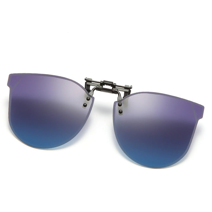 Women's fashionable sunglasses in a futuristic design with mirrored lenses Bowlift