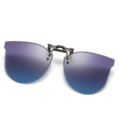 Women's fashionable sunglasses in a futuristic design with mirrored lenses Bowlift