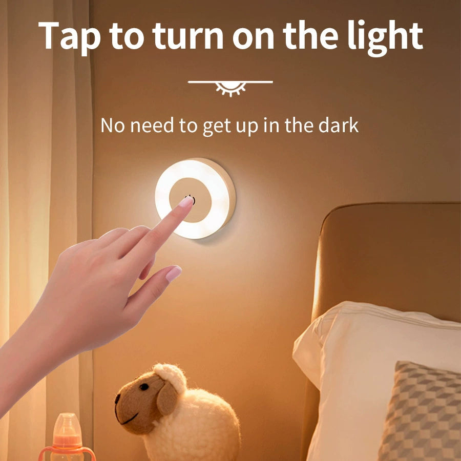 Touch-Sensor Rechargeable LED Night Light