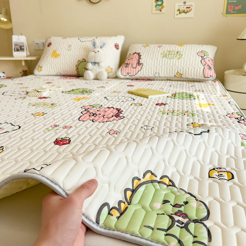 Playful Rabbit-Themed Quilted Bedspread Set