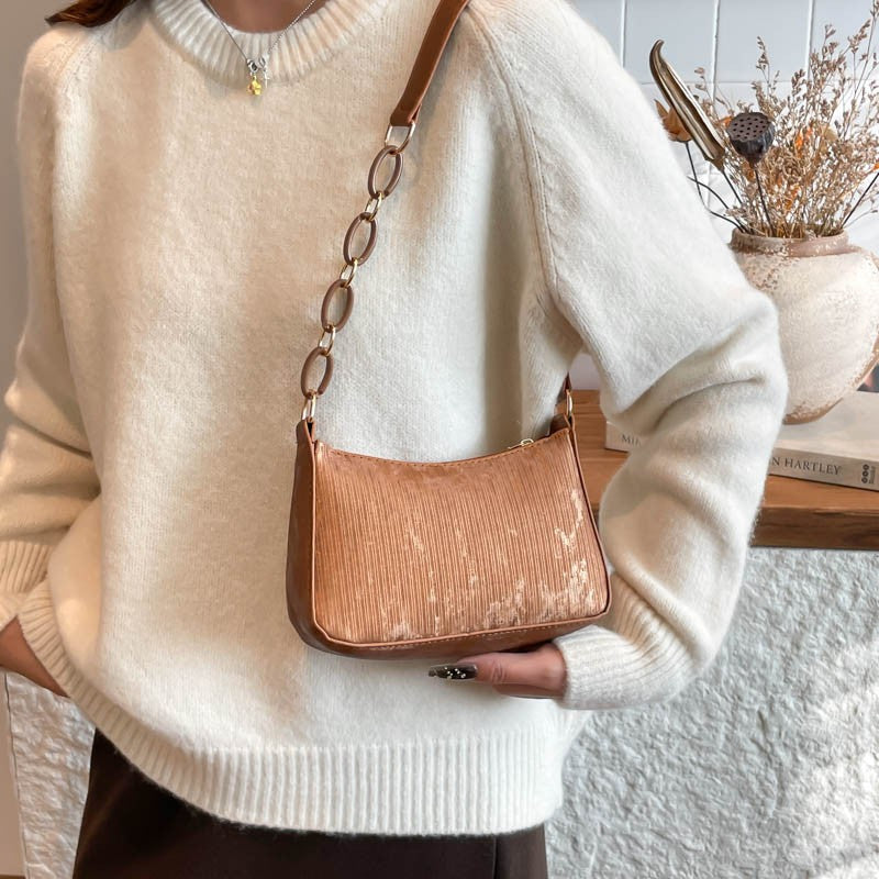 WoStylish Textured Crossbody Bag Bowlift