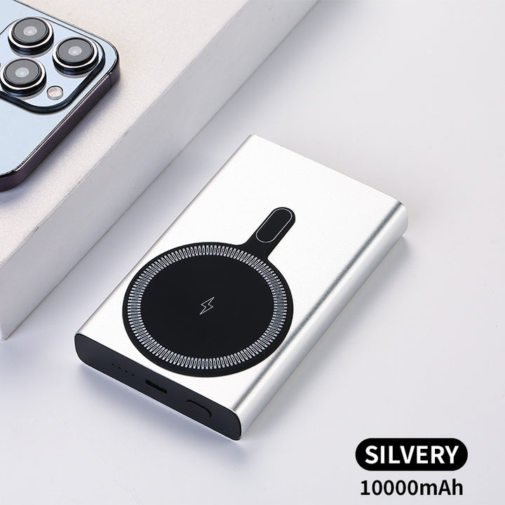 Portable Magnetic Power Bank with Fast Inductive Charger Bowlift