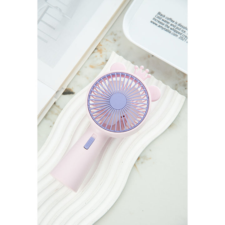Women Portable Hand Fan with Funny Animal Design Bowlift