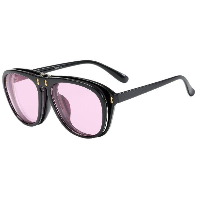 Women's modern oversized sunglasses with unique tortoise design Bowlift