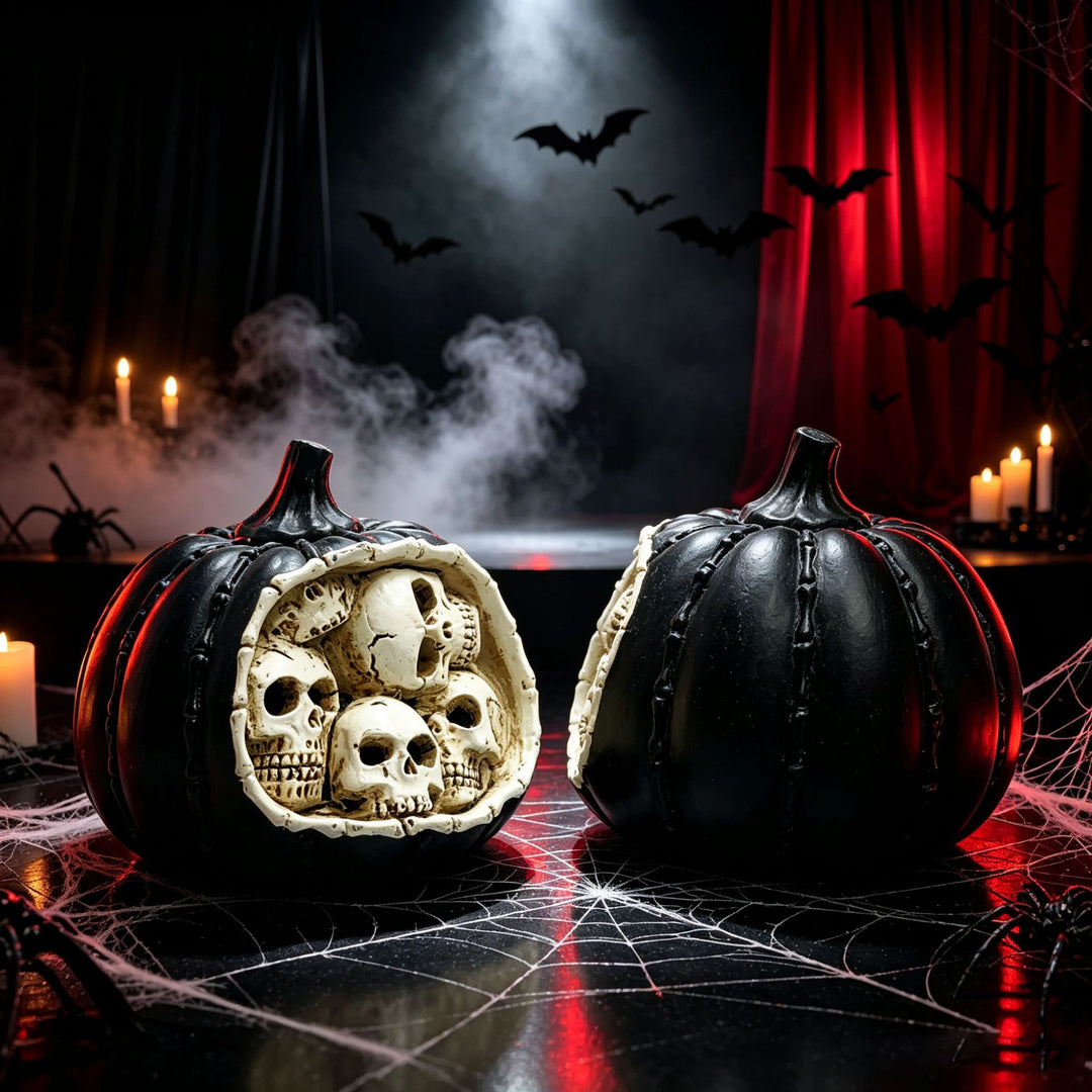 Creative Halloween decoration figure in pumpkin shape Bowlift