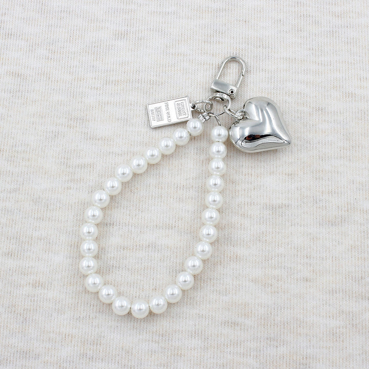 Elegant Pearl Beaded Keychain Bowlift