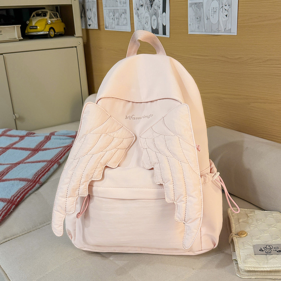 Playful Winged Design Backpack