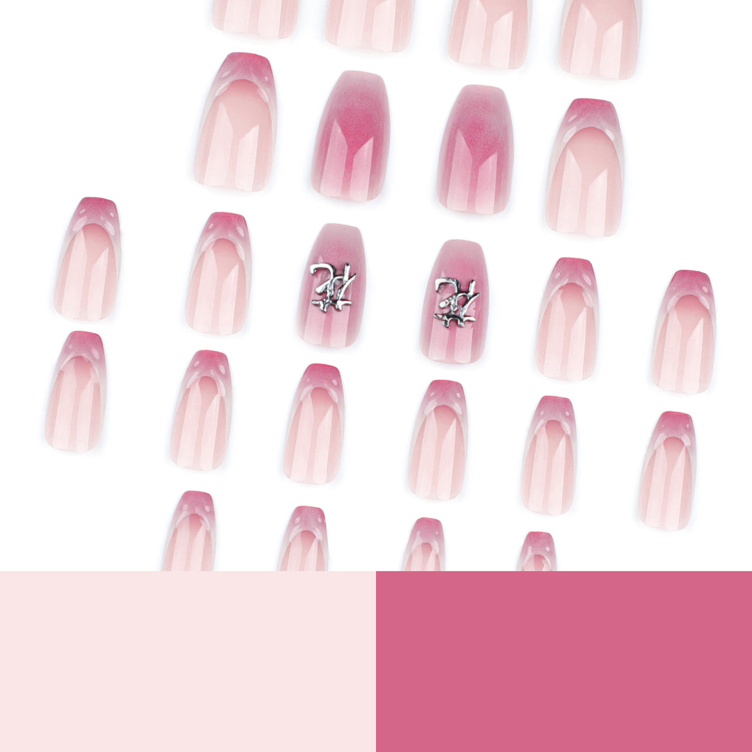 Artful stiletto nails with floral accents and 3D details Bowlift