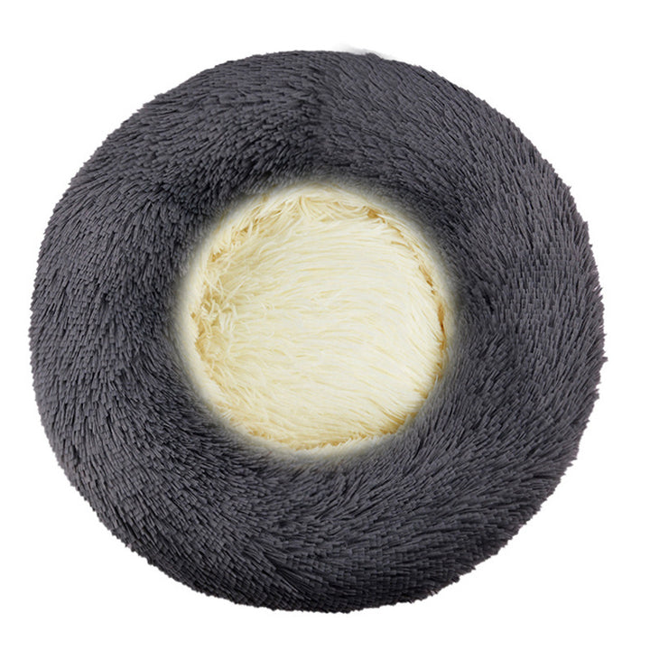 Round Plush Sleeping Bed  Dog Bed