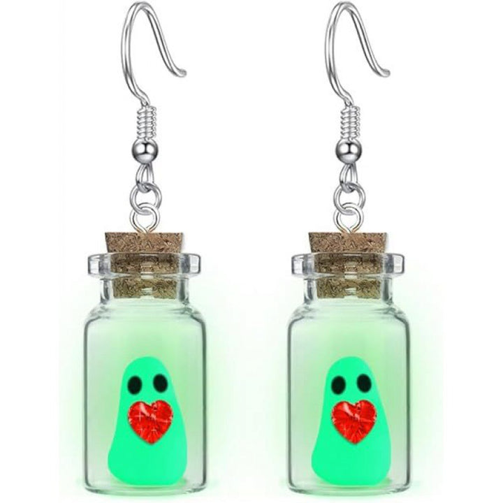 Ghost-In-A-Jar Dangle Earrings Bowlift