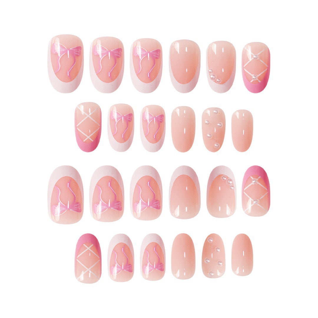 Elegant Decorative Nail Art Design Bowlift
