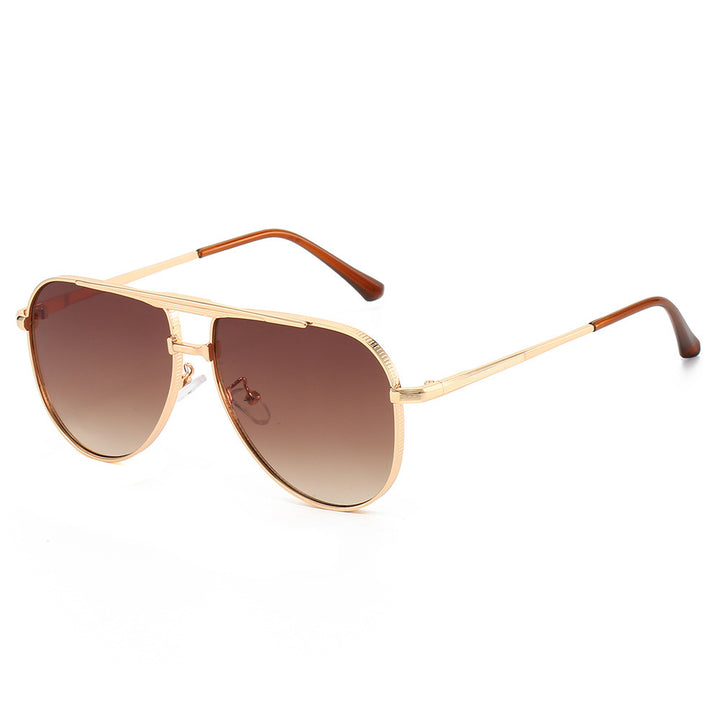 Women Vintage Pilot Sunglasses Bowlift