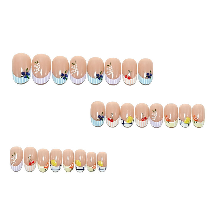 Creative nail art with colorful floral design Bowlift