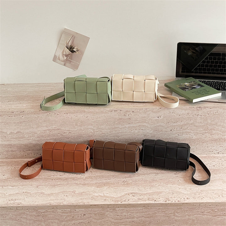 WoWoven Leather Crossbody Purse Bowlift