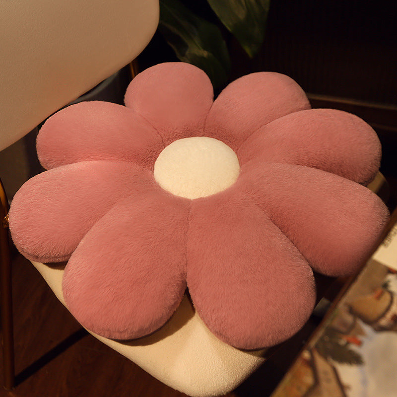 Plush seat cushion in flower shape Bowlift
