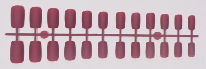 Matte Finish Long Stiletto Press-On Nails Bowlift