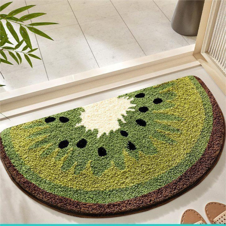 Lemon-Shaped Bath Mat Bowlift