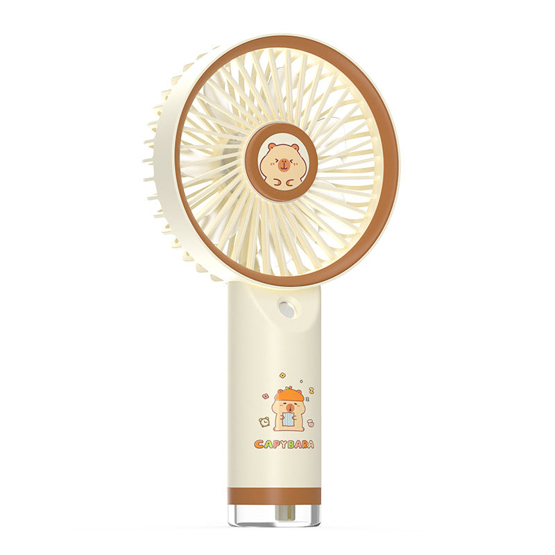 Ladies Portable Hand Fan with Cute Design Bowlift