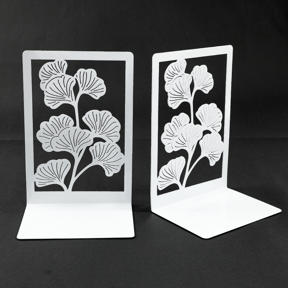 Decorative Plant-Themed Bookends