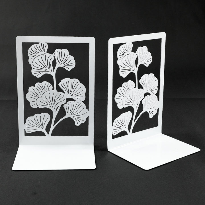 Decorative Plant-Themed Bookends