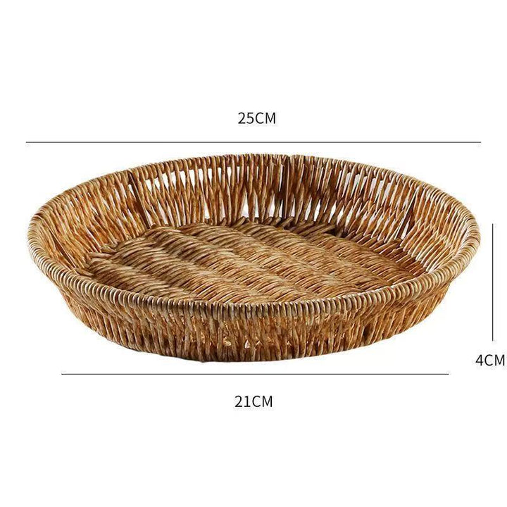 Handwoven Decorative Storage Tray Bowlift