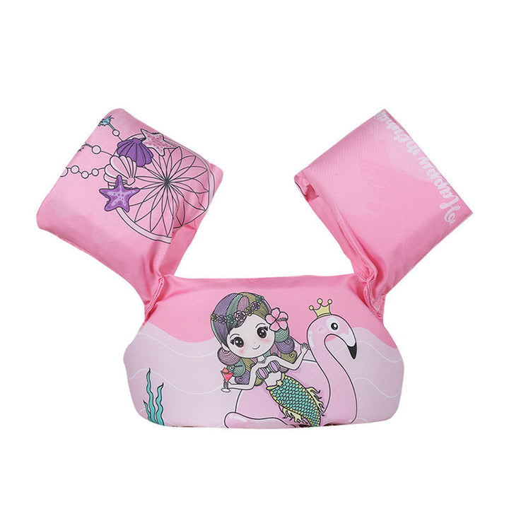 Women's Inflatable Swim Aid with Colorful Flamingo Design Bowlift