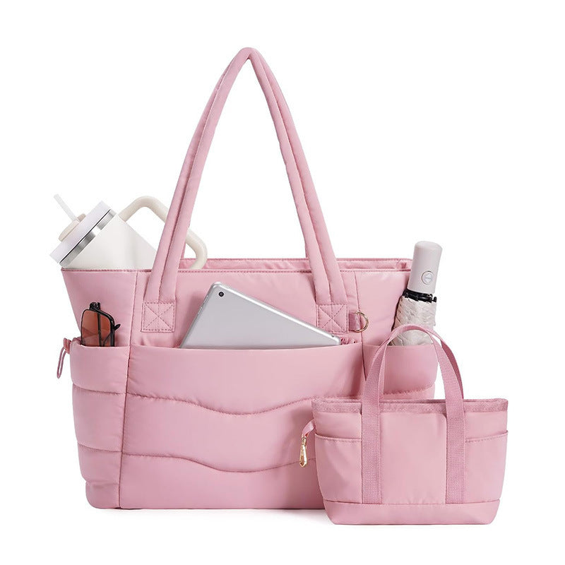 Spacious everyday bag with removable organizer Bowlift