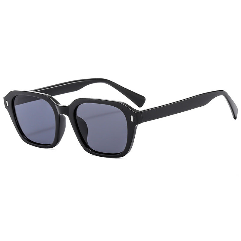 Ladies Square Sunglasses with Stylish Transparent Frame and UV Protection Bowlift