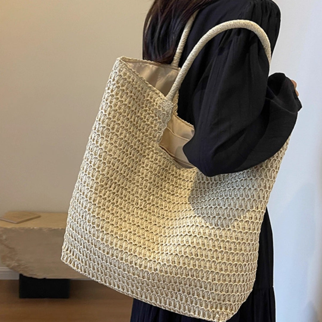 Spacious Macrame Tote Bag Bowlift