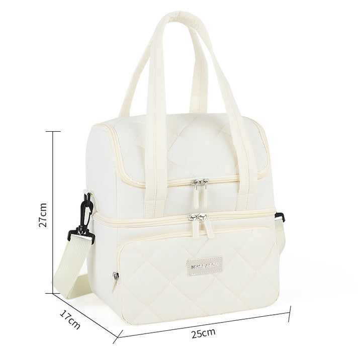 Quilted Insulated Lunch Carrier Bowlift