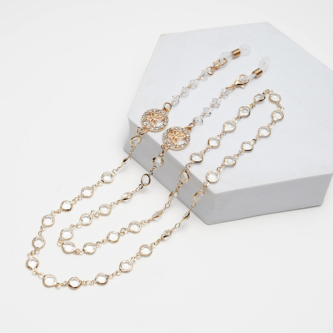 Delicate Layered Eyewear Chain Bowlift