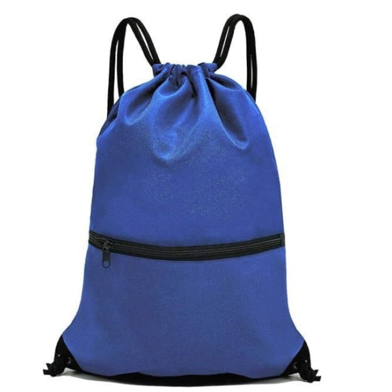 Sporty drawstring bag with zippered pockets Bowlift