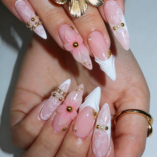 Decorative Press-On Nail Art Collection Bowlift 1788495646