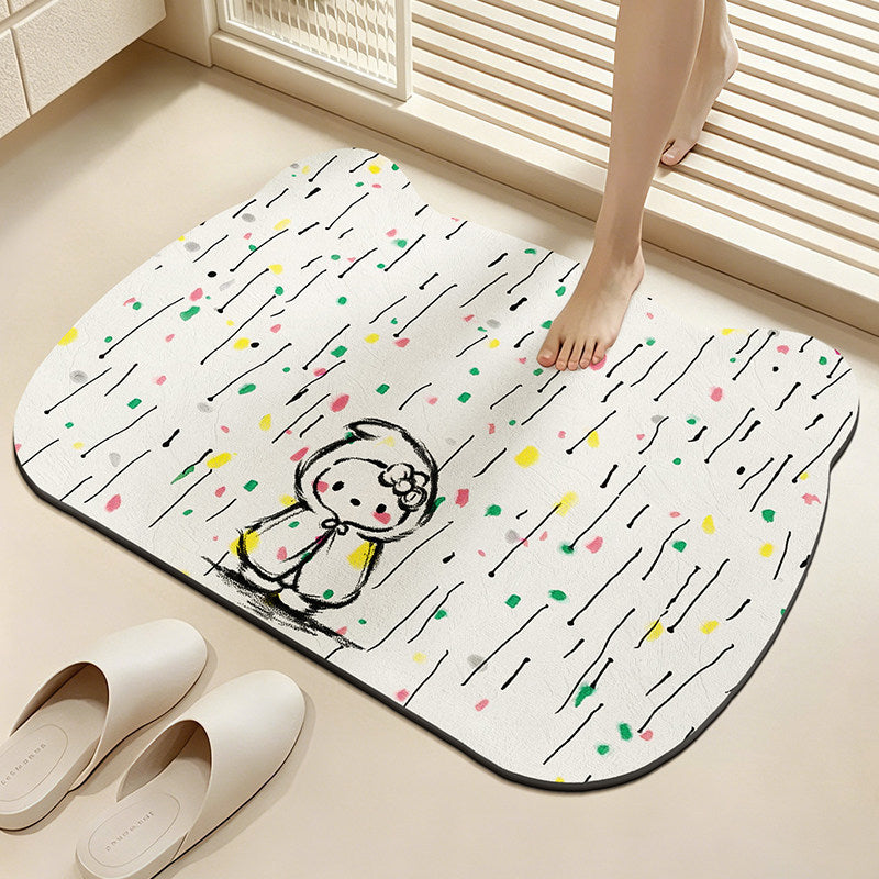 Cartoon Character Bath Mat