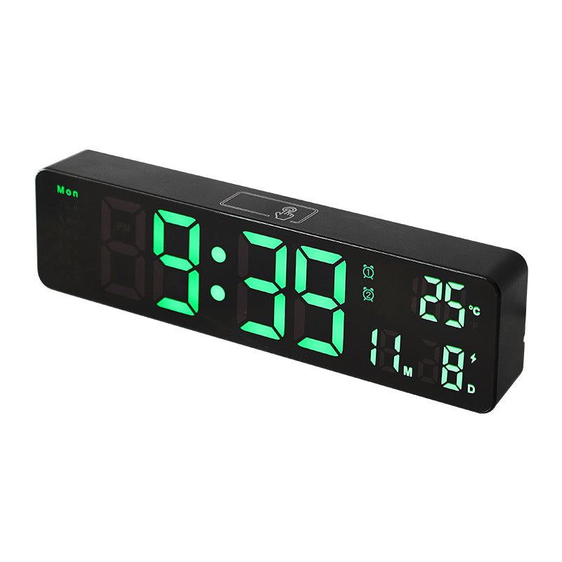 Digital Alarm Clock with Temperature Display Bowlift