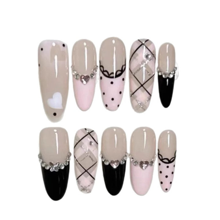Decorative Faux Nail Art Set Bowlift