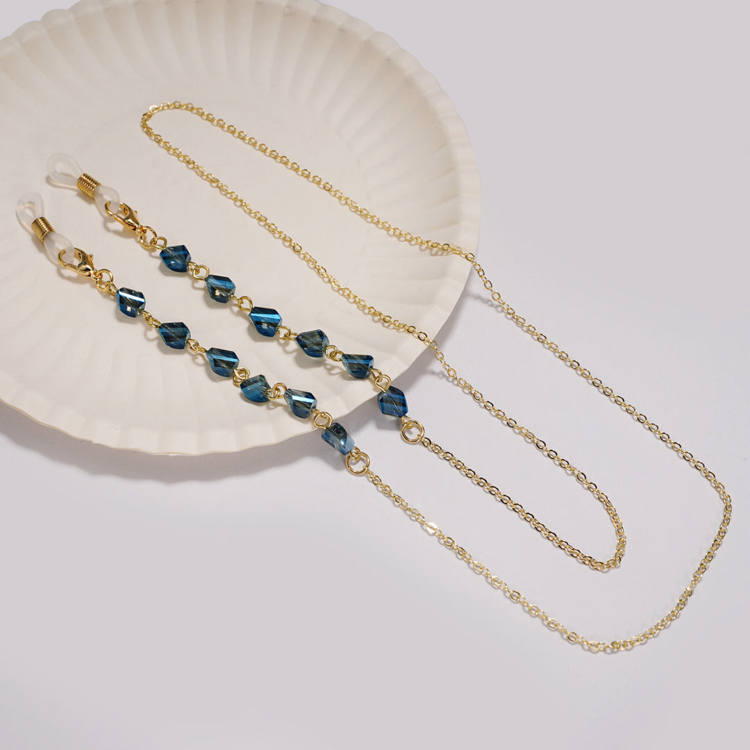 Elegant Beaded Eyewear Chain Bowlift