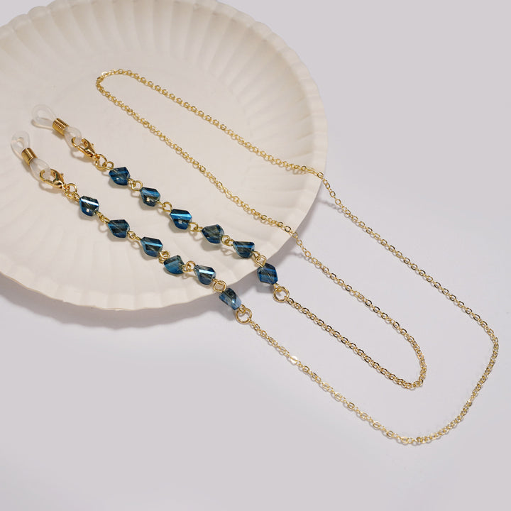 Elegant Beaded Eyewear Chain Bowlift