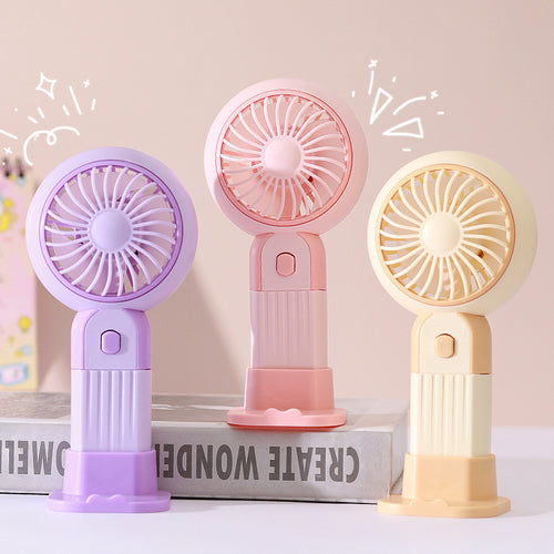 Unisex Portable USB Fan with Ergonomic Stand Bowlift