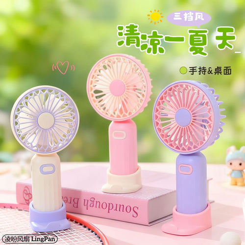 Portable Usb Mini-Fan with Flexible Tilt Adjustment Bowlift