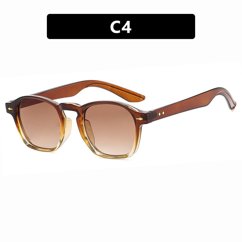 Ladies fashionable rectangular glasses with transparent frame Bowlift